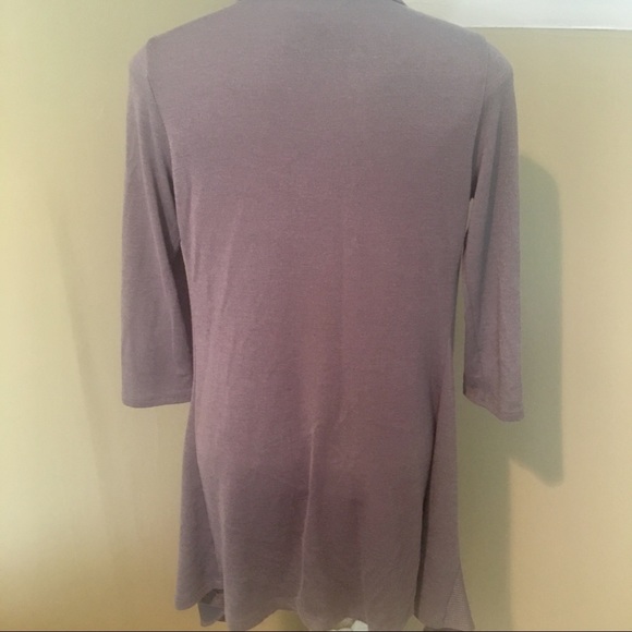 Threads Women’s Lightweight Gray Open Cardigan - Picture 2 of 7